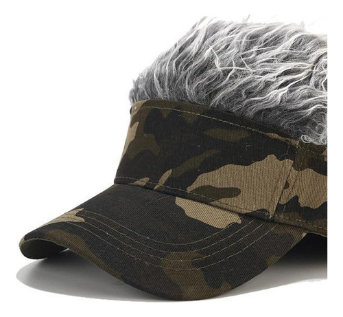 Gorra De Béisbol De Golf Sombrero De Visera Con Pelo Falso