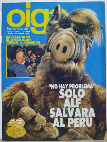 Revista Oiga 1980 - 1990