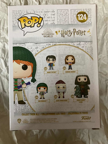 Ron Weasley Holiday 124 Harry Potter Hermione Funko Pop