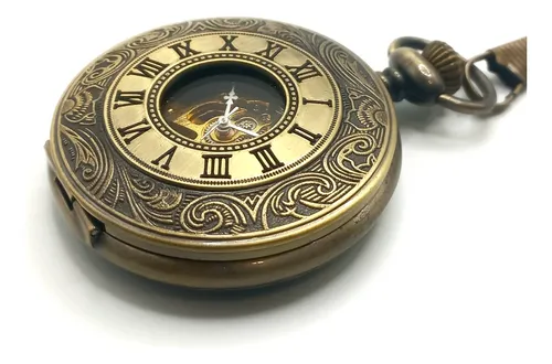 Reloj De Bolsillo A Cuerda Acero Latonado No Citizen Timex