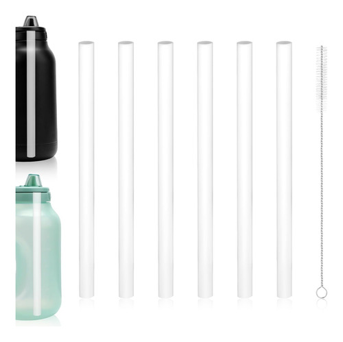 Pajitas De Plástico Reutilizables Para Botella De Agua 64 Oz