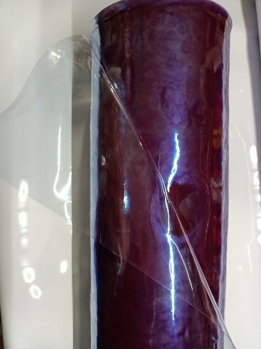 Rollo De Hule Cristal Calibre 4 De 1.4m De 20kg, Transparent