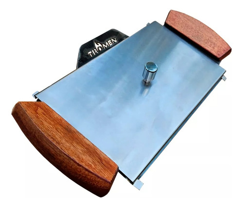 Plancha Tromen 410 Cocina C/ Tapa 41cmx26,5cm+espatula+pinza