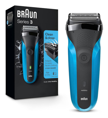 Barbeador Elétrico Braun 310s Wet & Dry Para Homens