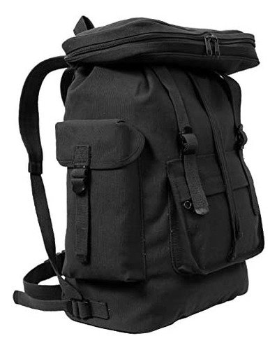 Mochila Europea Negra 20 X 13 X 7 Y Medio