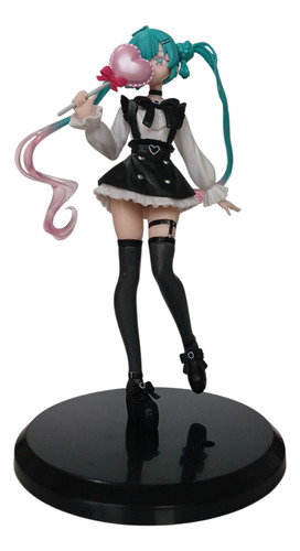 Figura Hatsune Miku Gothic 20 Cm Importada Anime Kawaii