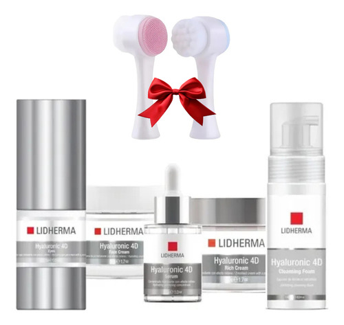 Kit Hyaluronic 4d Rutina 5 Productos Lidherma + Regalo