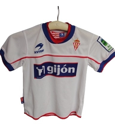 Camiseta Gijon Asturias 2002-2005 Visitante Astore Talle 4