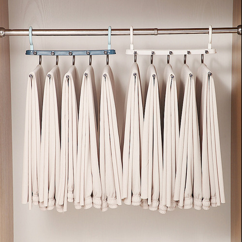 Perchero Plegable 5 En 1 De Acero Inoxidable Para Pantalones