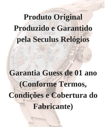 Relógio Masculino Guess Couro Marrom 92587gpgsec4 C/ Nfe