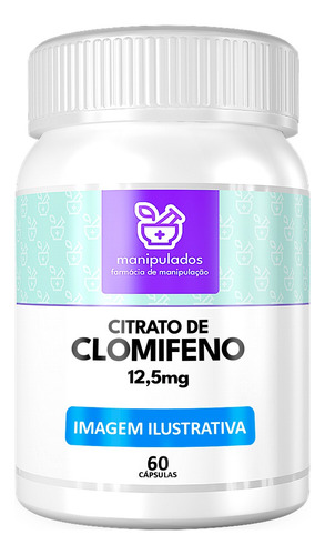 Clomifeno Citrato 12,5mg | 60 Cápsulas - Tpc E Fertilidade