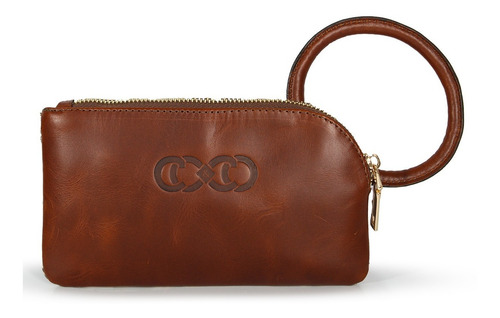 Imagen 3 de 5 de Cartera Clutch Dama Celular Piel Exótica Genuina De Pitón