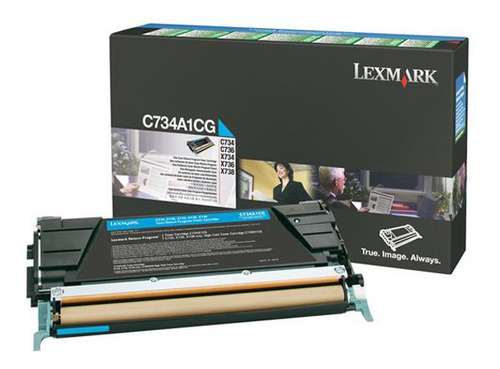 Toner Lexmark C734a1cg Cyan C734/736 6000pag