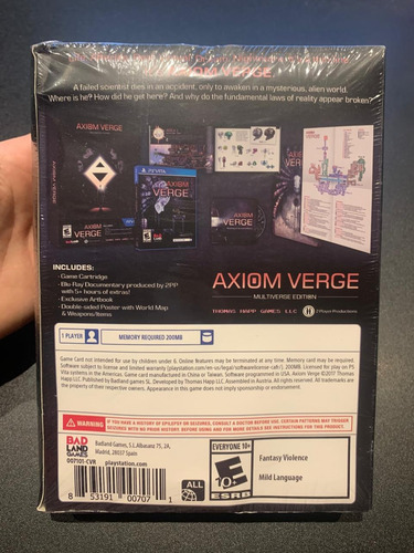 Axiom Verge Multiverse Edition Ps Vita Nuevo (Usado)