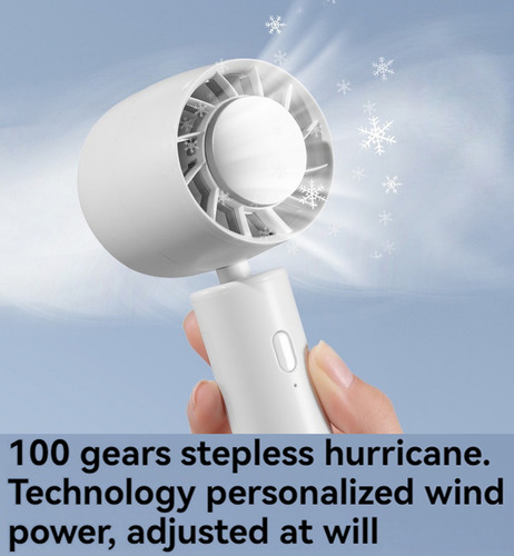 Mini Ventilador Portátil Portátil De Refrigeración Con Semic