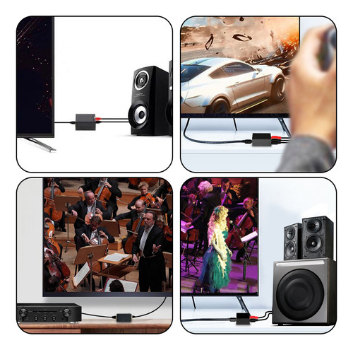 Convertidor De Audio Para Juegos Con Señal Estable De Tv