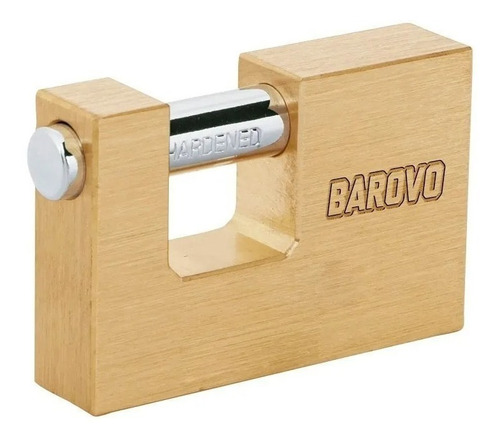 Imagen 1 de 3 de Candado De Hierro Perno Horizontal 80 Mm Barovo