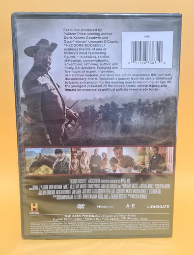 Dvd / Theodore Roosevelt / Mini Serie / Rufus Jones / Marco