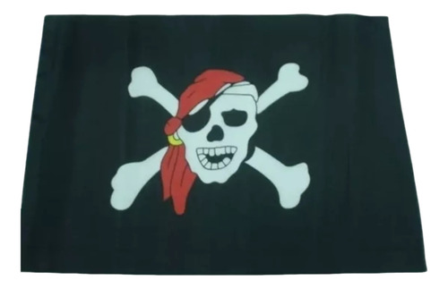 Bandeira Pirata Jolly Roger 47x30cm