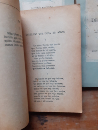 Lote 3 Libros Jorge Manrique- Antonio Machado /ed Losada (Usado)