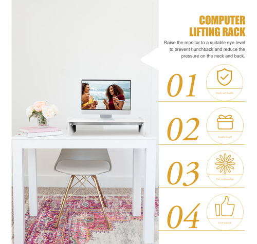 Estante Organizador Para Escritorio, Ordenador, Estante Elev