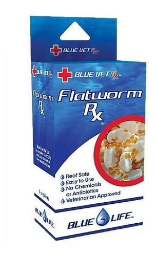 Removedor De Planárias Para Aquários Flatworm Rx Blue Life