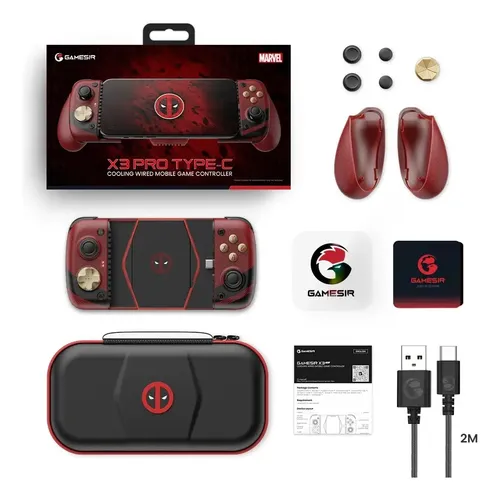 Controle P/ Celular Gamesir X3 Pro Special Edition Deadpool