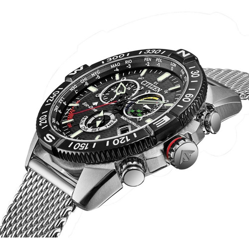 Imagen 2 de 7 de Citizen Promaster Navihawk Black Cb5840-59e ....... Dcmstore