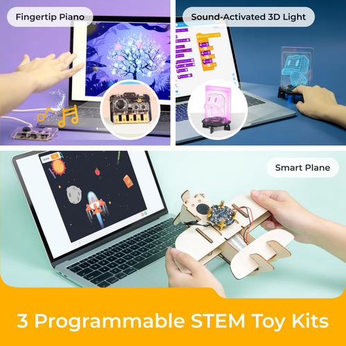 Kit De Codificación 3 En 1 Stem Para Niños De 8-12 Años