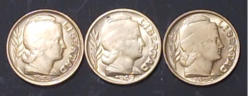 Monedas Argentinas Torito 20 Centavos 1948 Al 50