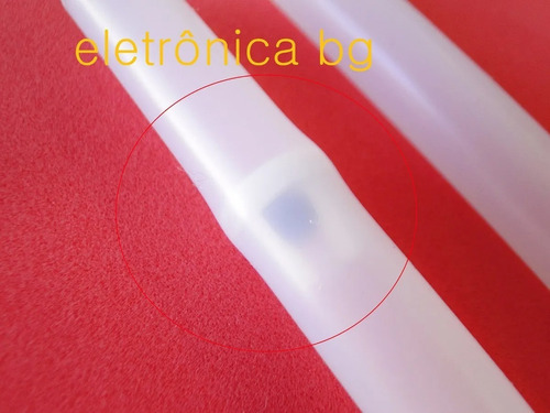 Imagem 3 de 4 de Par Mangueira Silicone P/ Cafeteira 12mm X 120mm C/ Valvula