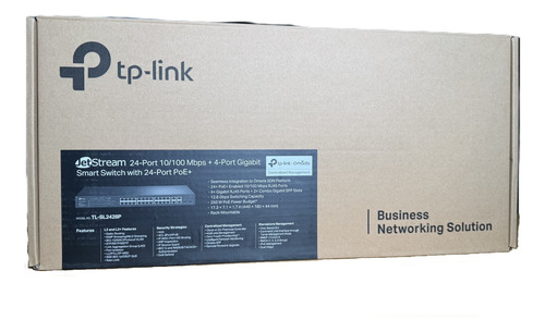 Switch Tp-link Fast Ethernet Jetstream Tl-sl2428p 24-port