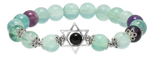 Nupuyai Pulsera Unisex Con Cuentas De Piedras Preciosas De E
