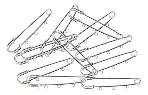 10 Piezas / Pieza Pin De Broche De Seguridad De Metal En