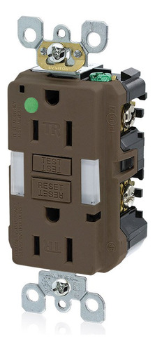 Leviton, Toma De Corriente Duplex Con Proteccion Gfci (inter