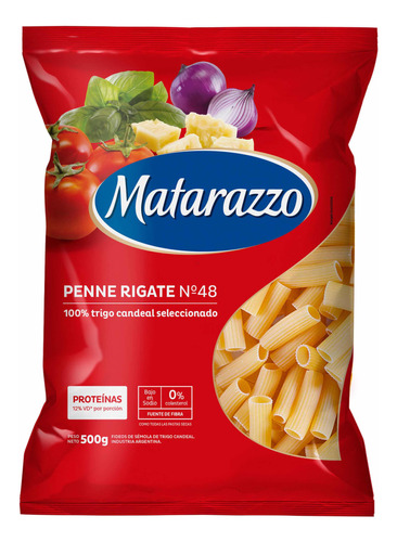 Oferta! Fideos Matarazzo Penne Rigate N48 500g Trigo Candeal