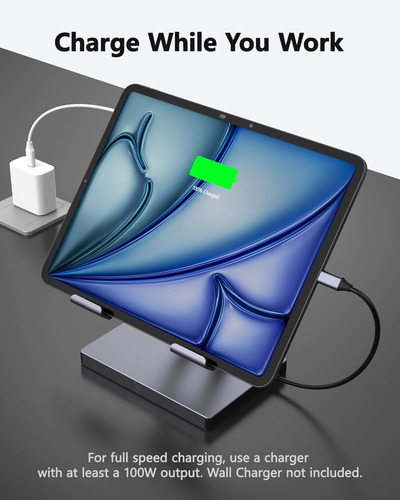 9 En1 Hub Usb3.0 Docking Station Hdmi 4k Soporte Para Tablet