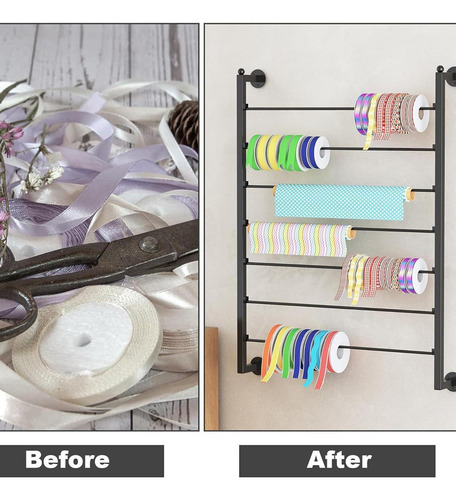 Organizador De Cinta Montada En La Pared Storage Rack Space