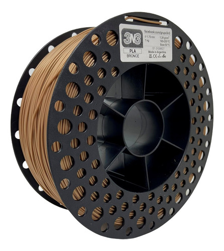 Imagen 6 de 10 de Filamento Pla 3n3 1.75mm 1kg Macrotec