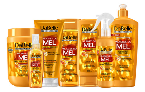 Kit Dabelle Tratamento Milagres Do Mel (7 Itens)