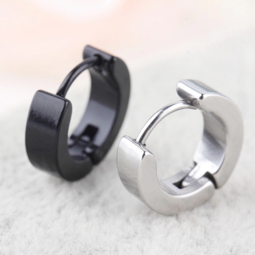 Imagem 9 de 9 de Brinco Argola Masculino Aço Inox Qualidade E Excelente Preço