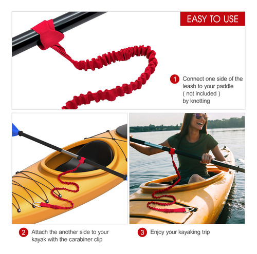 Paquete De 4 Correas Para Cañas De Kayak, Ligeras, Elásticas