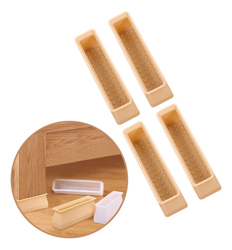 3 X 4x4x Antideslizante Mesa Silla Pies Cubierta 3 Piezas