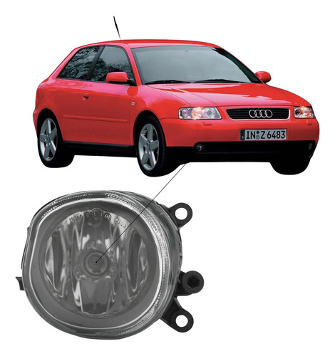 Faro Auxiliar Audi A3 2001 2002 2003 2004 Derecho