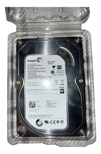 Disco Rígido Seagate Barracuda 250 Gb 7200 Rpm St250dm000 Blanco (Usado)