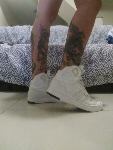 Tênis adidas Branco Couro
