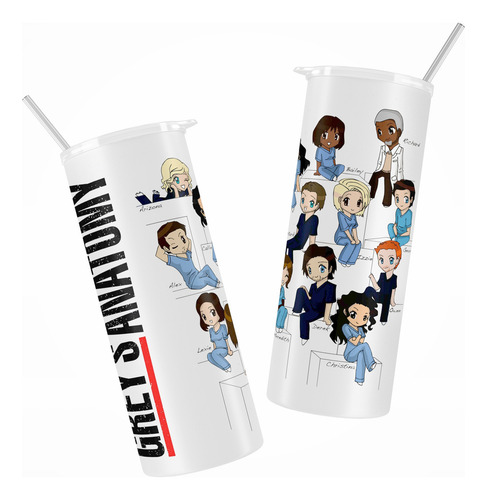 Termo 20oz Skinny Grey´s Anatomy 01