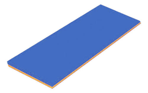 Colchoneta De Agua Flotador Para Piscina, Balsa Azul Naranja