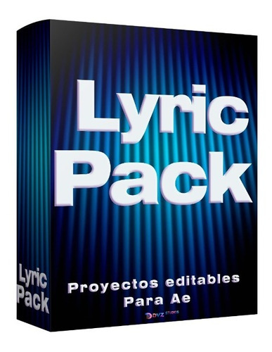 Proyectos After Effects - Pack Para Creación De Lyric Video