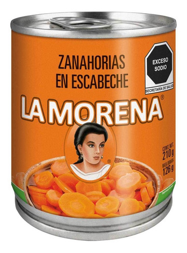 Zanahorias En Escabeche La Morena 210g